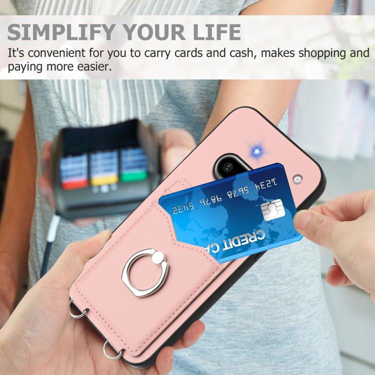 For Nothing Phone 3a R20 Ring Card Holder Phone Case