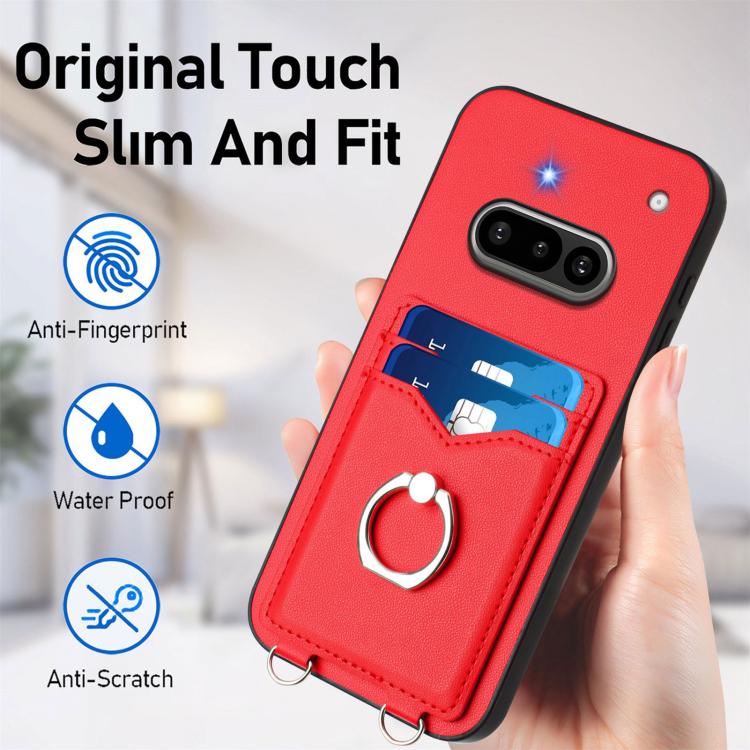 For Nothing Phone 3a R20 Ring Card Holder Phone Case