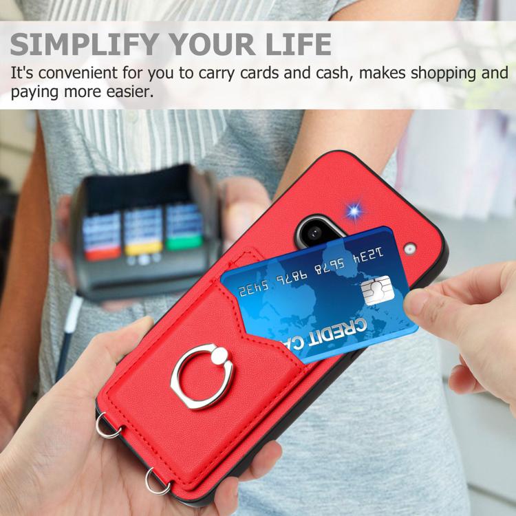 For Nothing Phone 3a R20 Ring Card Holder Phone Case
