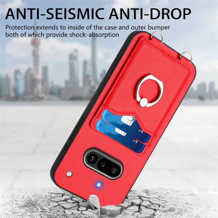 For Nothing Phone 3a R20 Ring Card Holder Phone Case