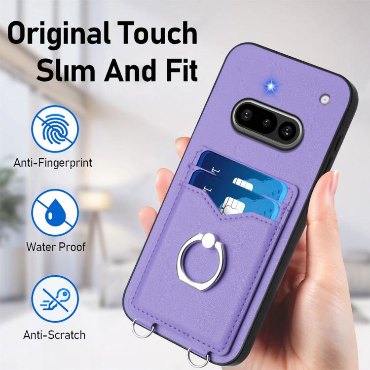 For Nothing Phone 3a R20 Ring Card Holder Phone Case