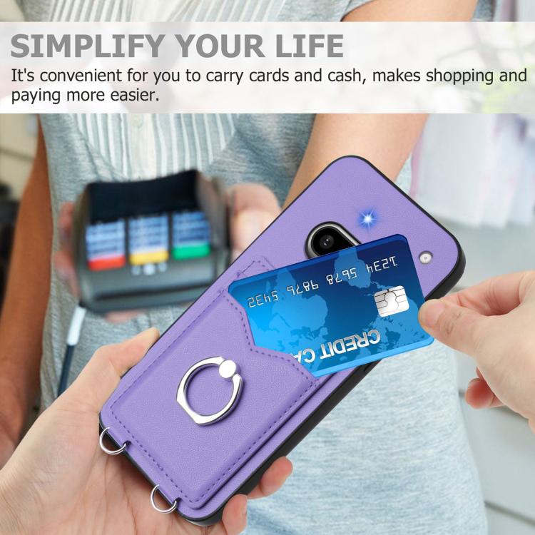 For Nothing Phone 3a R20 Ring Card Holder Phone Case