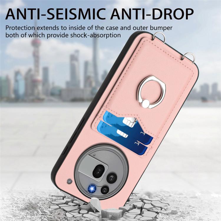 For Nothing Phone 3a Pro R20 Ring Card Holder Phone Case