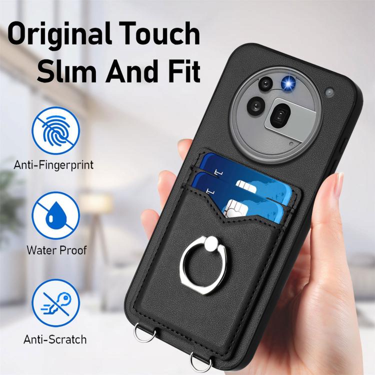 For Nothing Phone 3a Pro R20 Ring Card Holder Phone Case