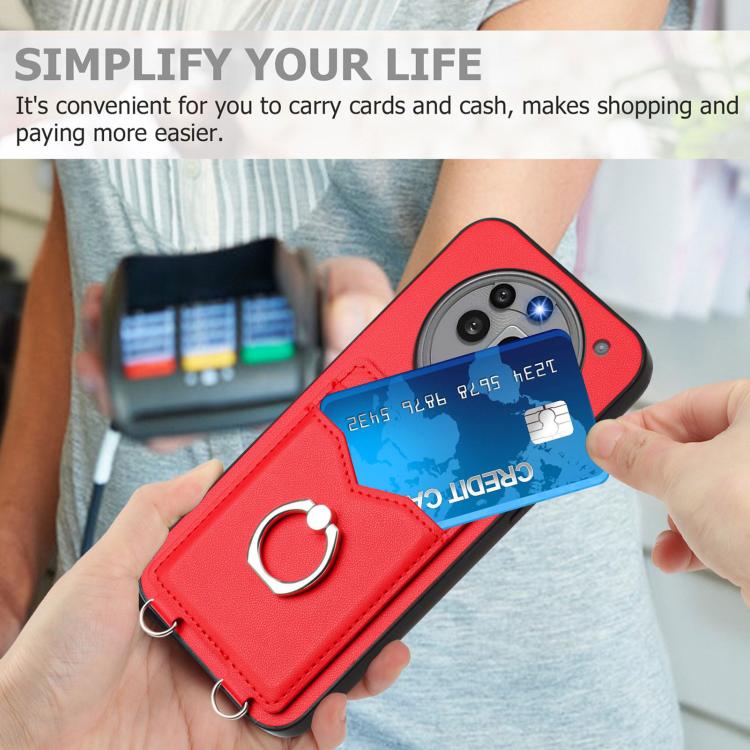 For Nothing Phone 3a Pro R20 Ring Card Holder Phone Case