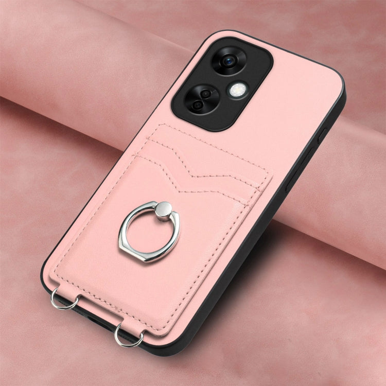 For OnePlus Nord CE3 Lite R20 Ring Card Holder Phone Case