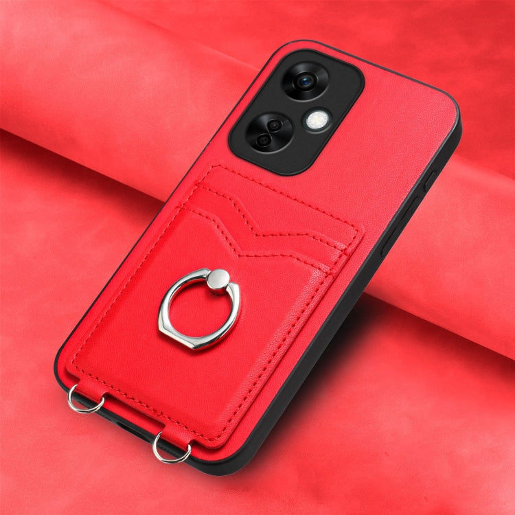 For OnePlus Nord CE3 Lite R20 Ring Card Holder Phone Case