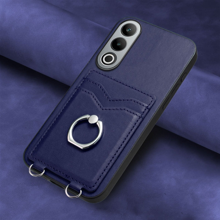 For OnePlus Nord CE4 / OPPO K12 5G R20 Ring Card Holder Phone Case