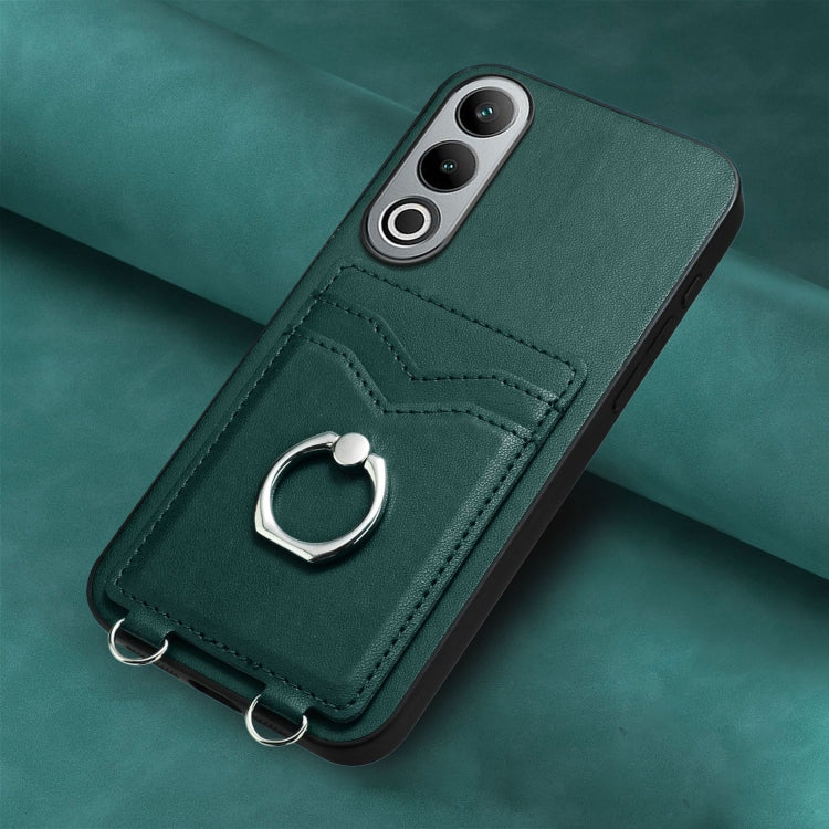 For OnePlus Nord CE4 / OPPO K12 5G R20 Ring Card Holder Phone Case