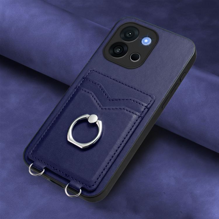For OnePlus 13T R20 Ring Card Holder Phone Case