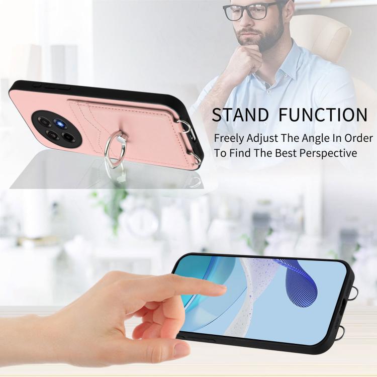 For OnePlus Ace 5 / Ace 5 Pro R20 Ring Card Holder Phone Case