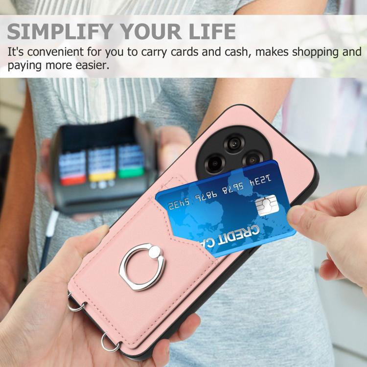 For OnePlus Ace 5 / Ace 5 Pro R20 Ring Card Holder Phone Case