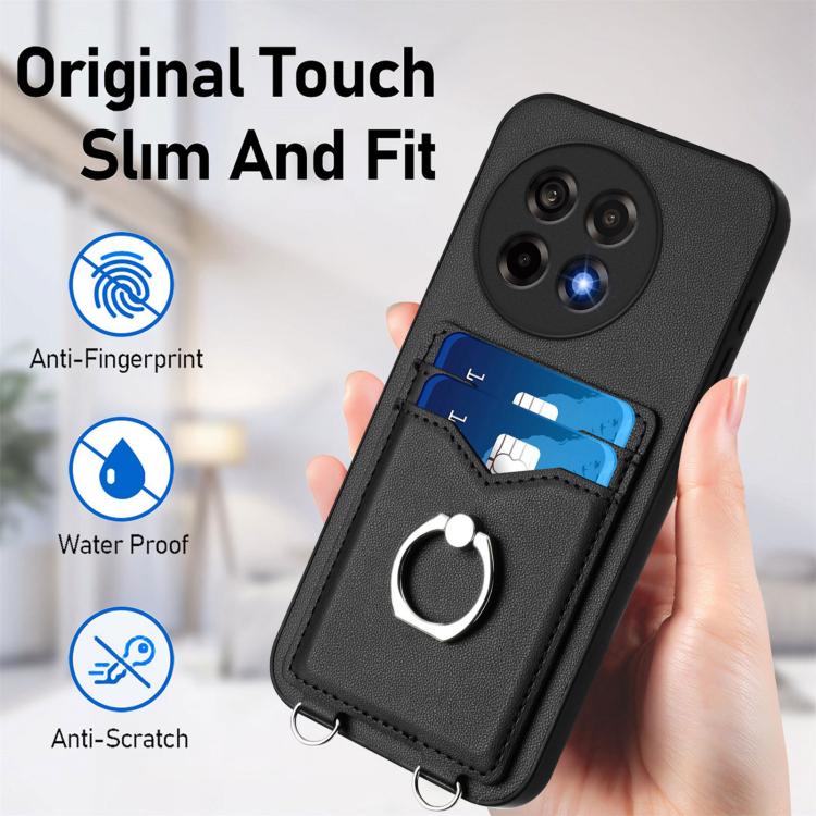 For OnePlus Ace 5 / Ace 5 Pro R20 Ring Card Holder Phone Case