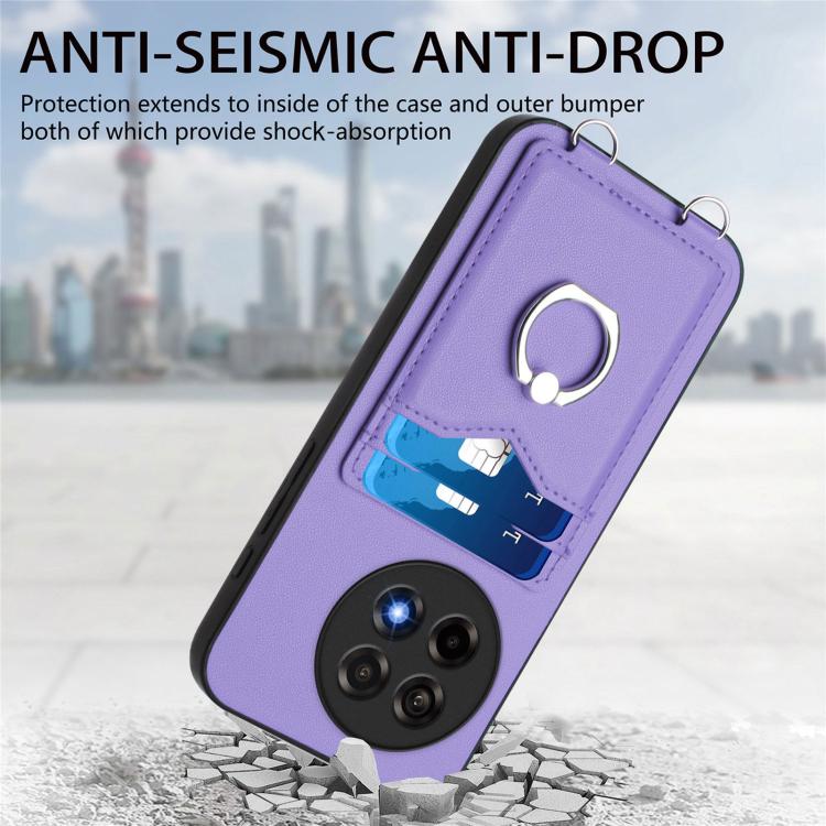 For OnePlus Ace 5 / Ace 5 Pro R20 Ring Card Holder Phone Case
