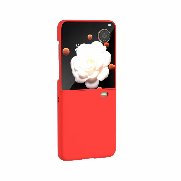For Honor Magic V Flip 3 in 1 PC Frosted Skin Feel Full Coverage Phone Case