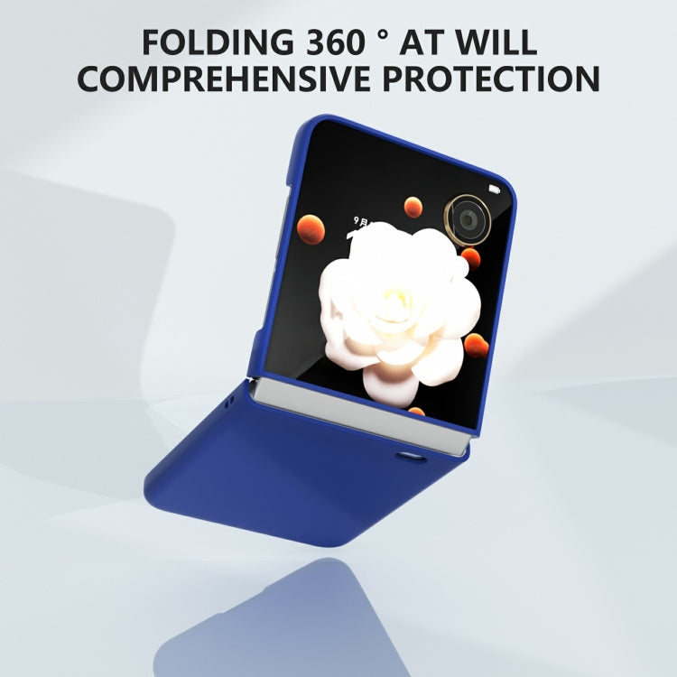 For Honor Magic V Flip 3 in 1 PC Frosted Skin Feel Full Coverage Phone Case
