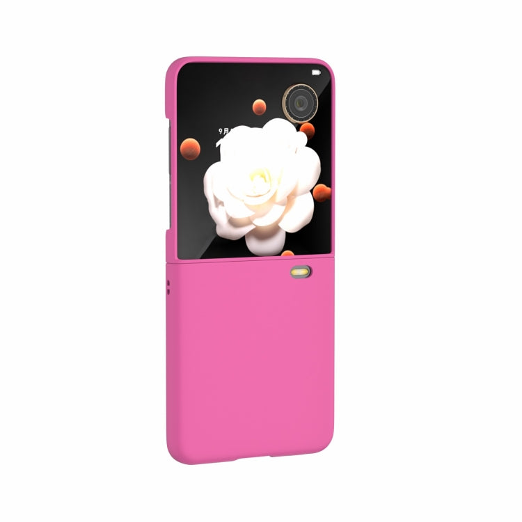 For Honor Magic V Flip 3 in 1 PC Frosted Skin Feel Full Coverage Phone Case