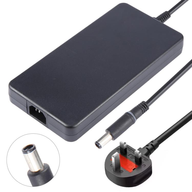 240W 19.5V 12.3A Laptop Notebook Power Adapter For Dell 7.4 x 5.0mm, Plug:UK Plug