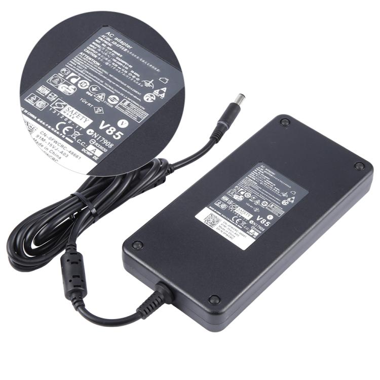 240W 19.5V 12.3A Laptop Notebook Power Adapter For Dell 7.4 x 5.0mm, Plug:US Plug