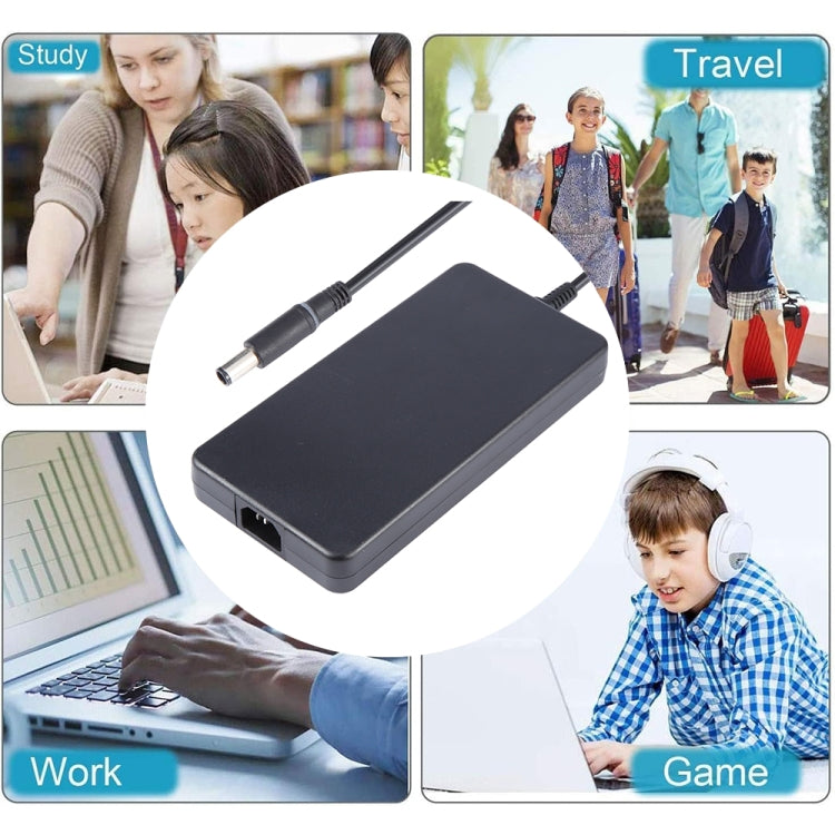 240W 19.5V 12.3A Laptop Notebook Power Adapter For Dell 7.4 x 5.0mm, Plug:UK Plug