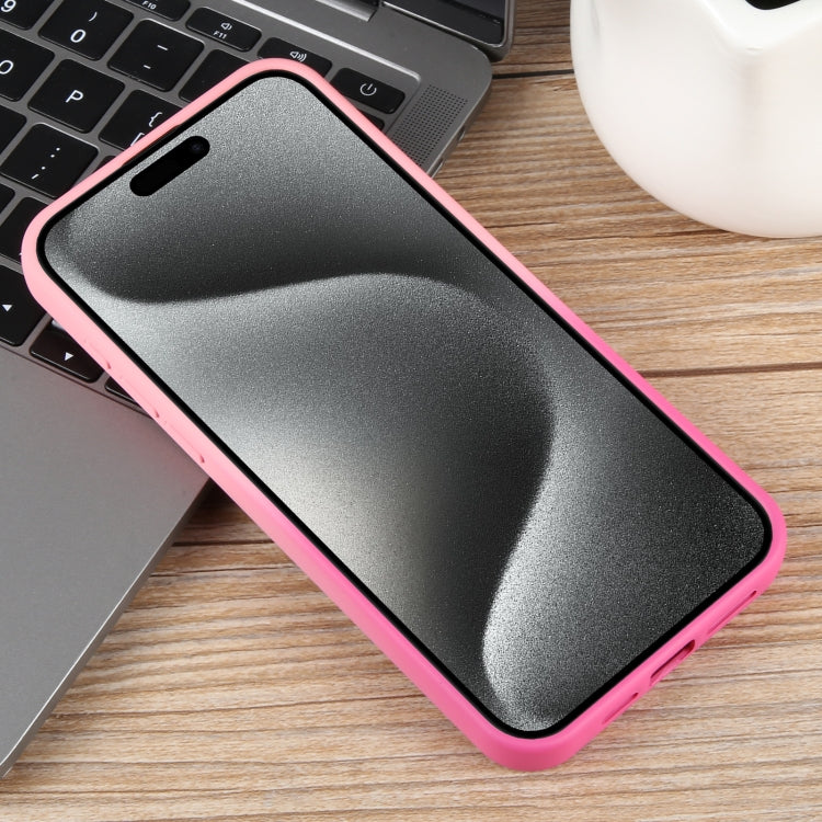 For iPhone 15 Pro Max Gradient Color Honeycomb Aromatherapy MagSafe Phone Case
