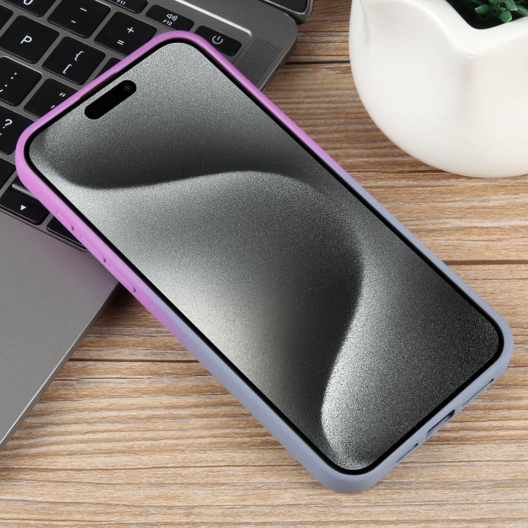 For iPhone 15 Pro Gradient Color Honeycomb Aromatherapy MagSafe Phone Case