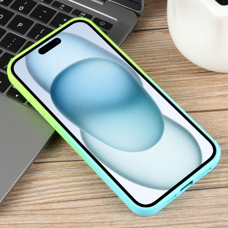 For iPhone 15 Gradient Color Honeycomb Aromatherapy MagSafe Phone Case