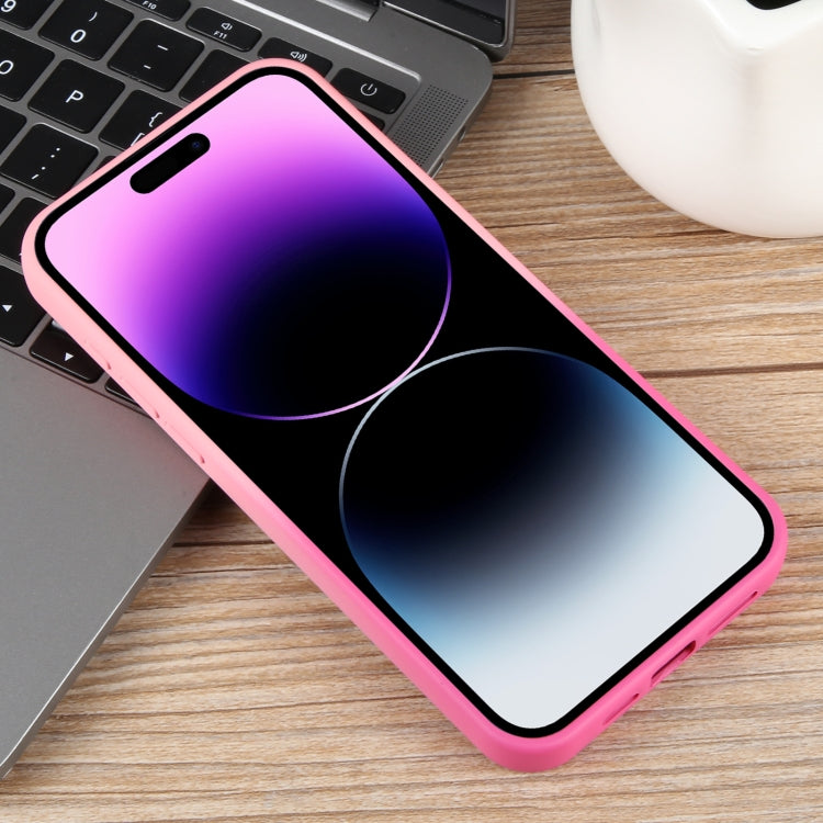 For iPhone 14 Pro Gradient Color Honeycomb Aromatherapy MagSafe Phone Case