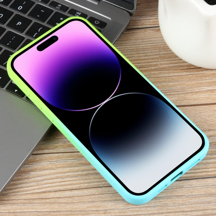 For iPhone 14 Pro Gradient Color Honeycomb Aromatherapy MagSafe Phone Case