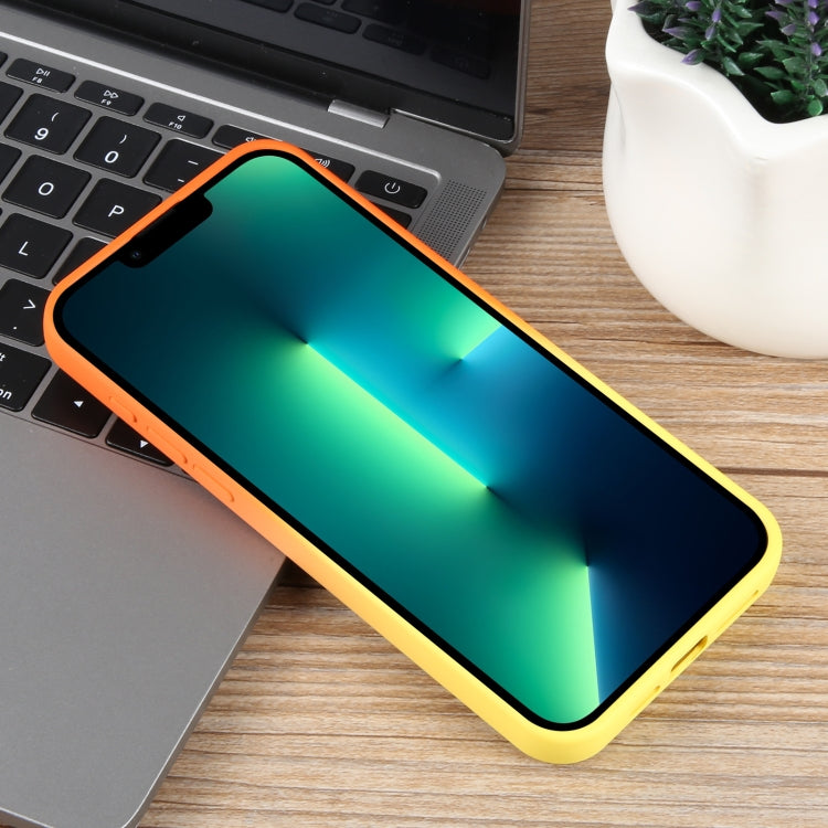 For iPhone 13 Pro Gradient Color Honeycomb Aromatherapy MagSafe Phone Case