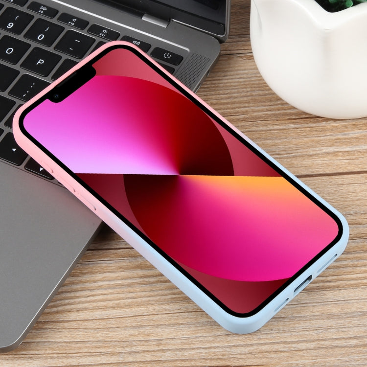 For iPhone 13 Gradient Color Honeycomb Aromatherapy MagSafe Phone Case