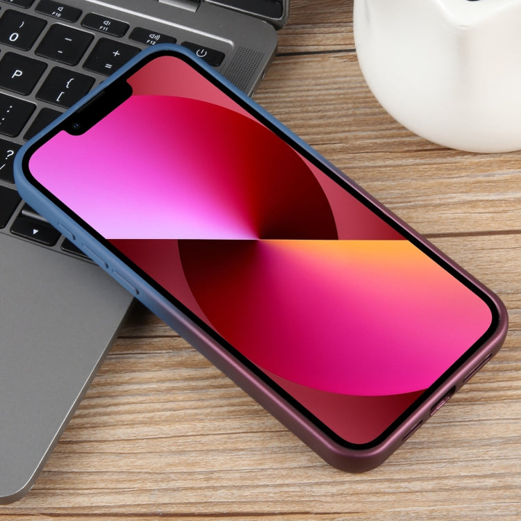 For iPhone 13 Gradient Color Honeycomb Aromatherapy MagSafe Phone Case