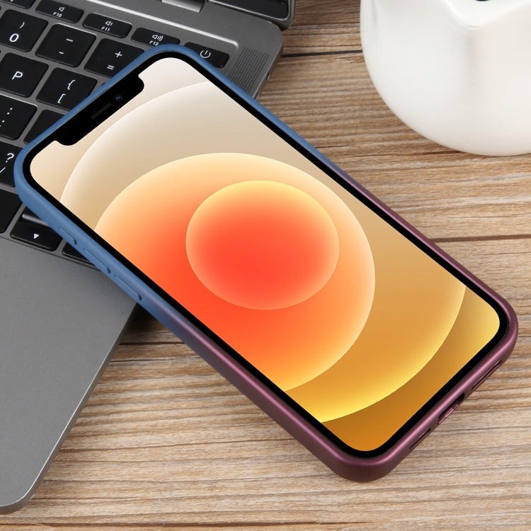 For iPhone 12 Gradient Color Honeycomb Aromatherapy MagSafe Phone Case