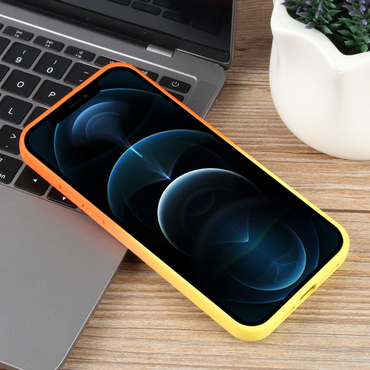For iPhone 12 Pro Max Gradient Color Honeycomb Aromatherapy MagSafe Phone Case