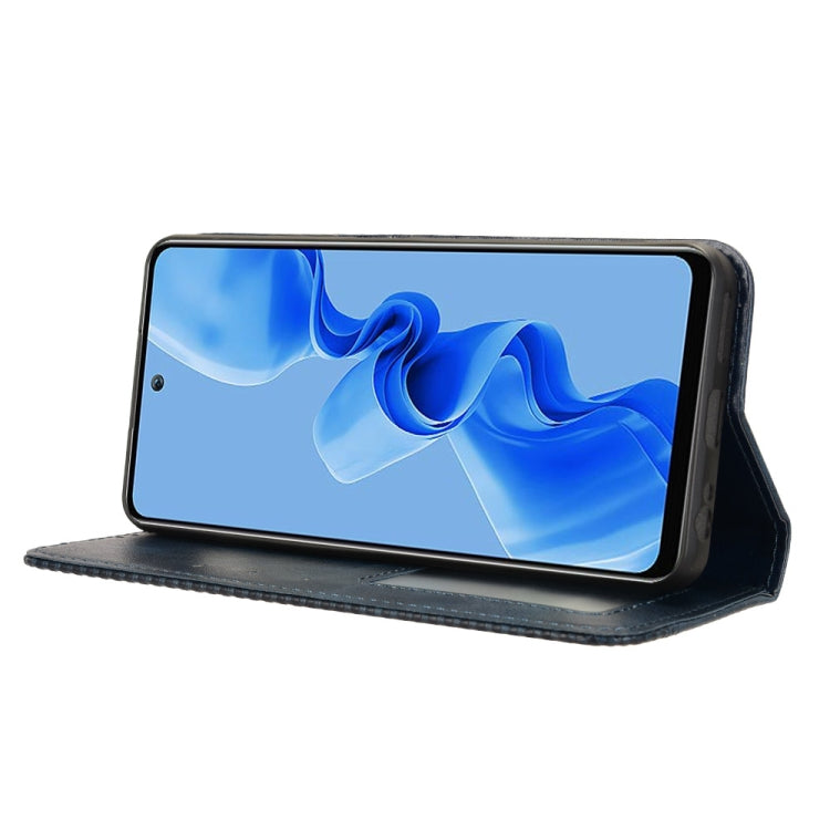 For itel S24 4G S667LN Magnetic Buckle Retro Texture Leather Phone Case