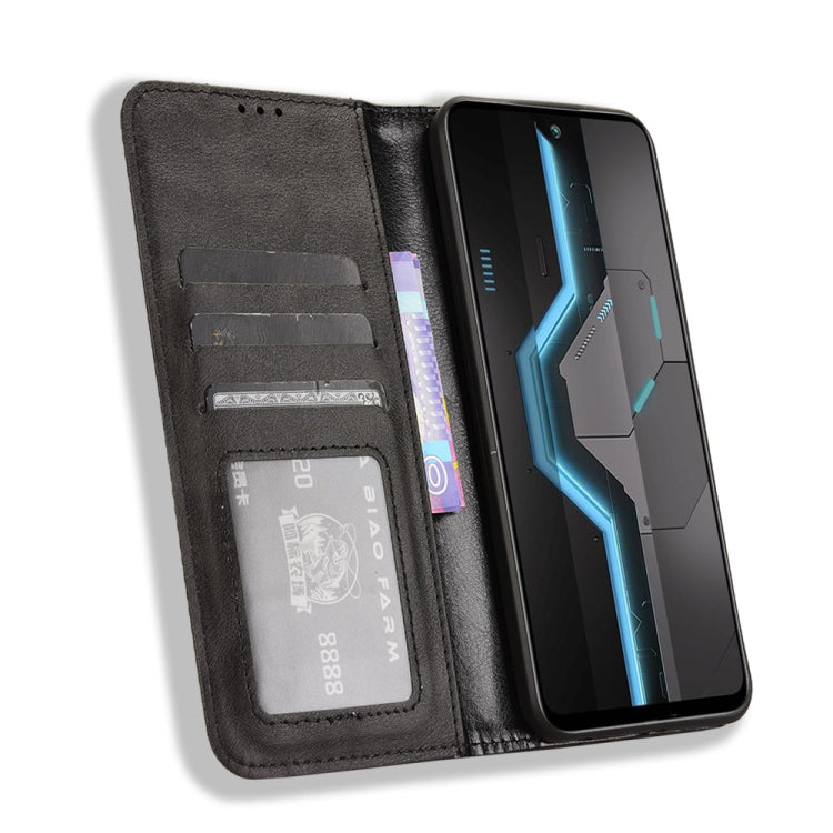 For itel P65 4G Magnetic Buckle Retro Texture Leather Phone Case