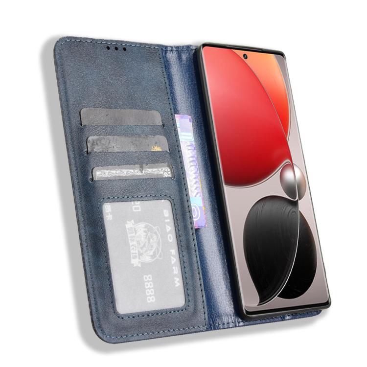 For itel S25 Ultra 4G Magnetic Buckle Retro Texture Leather Phone Case