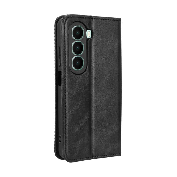 For itel A95 5G Magnetic Buckle Retro Texture Leather Phone Case