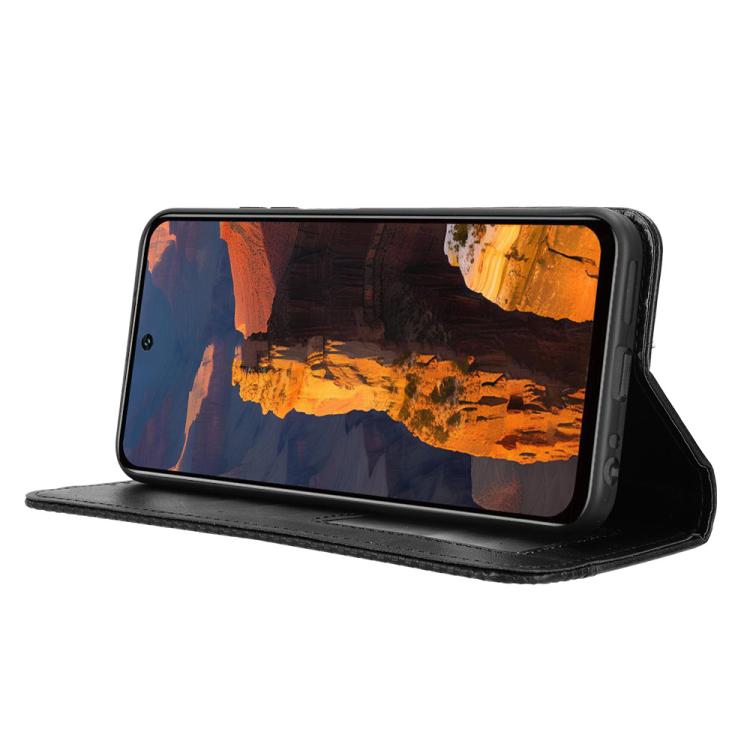 For itel A95 5G Magnetic Buckle Retro Texture Leather Phone Case
