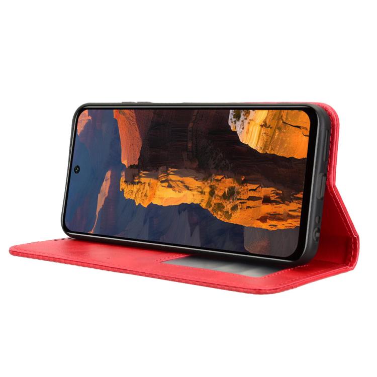 For itel A95 5G Magnetic Buckle Retro Texture Leather Phone Case