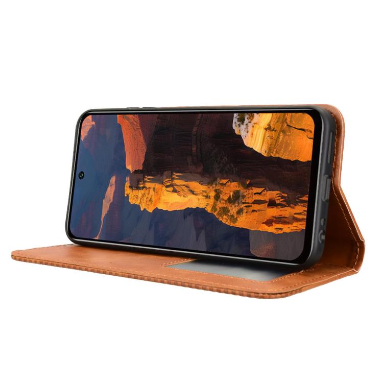 For itel A95 5G Magnetic Buckle Retro Texture Leather Phone Case