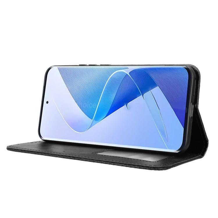 For itel Super 26 Ultra Magnetic Buckle Retro Texture Leather Phone Case