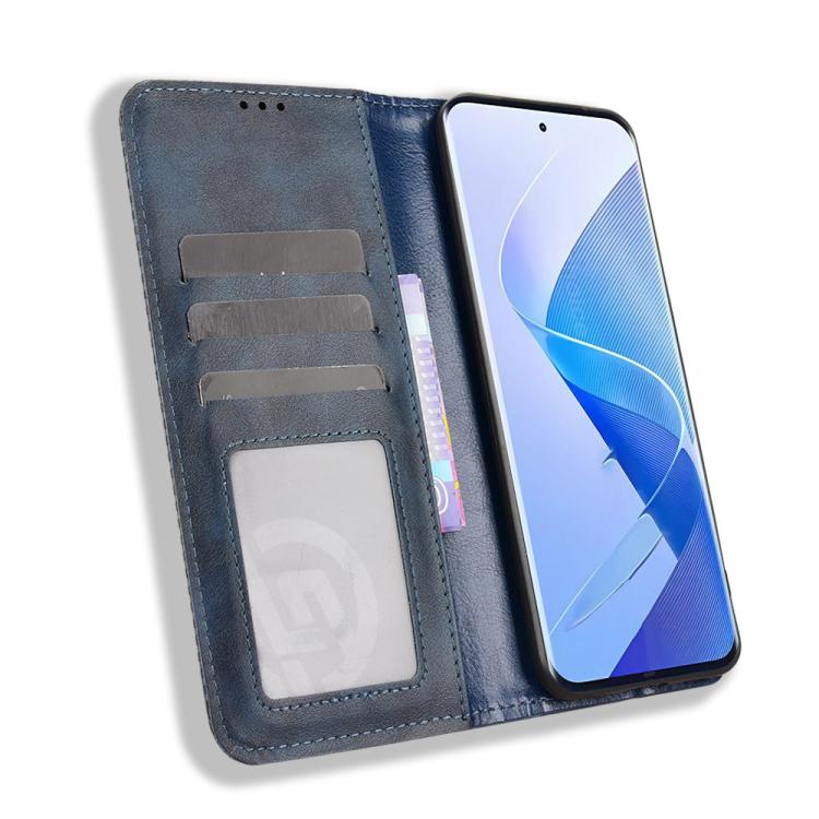 For itel Super 26 Ultra Magnetic Buckle Retro Texture Leather Phone Case