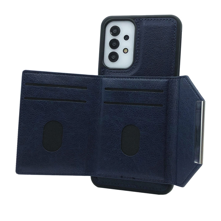For Samsung Galaxy S20 FE Solid Color Metal Buckle Card Slots Bag Phone Case