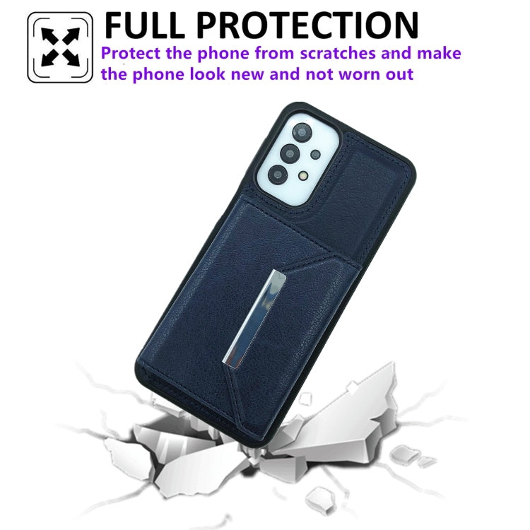 For Samsung Galaxy S20 FE Solid Color Metal Buckle Card Slots Bag Phone Case