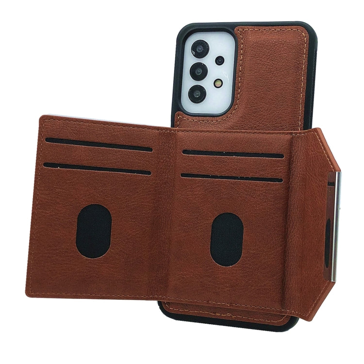 For Samsung Galaxy S20 FE Solid Color Metal Buckle Card Slots Bag Phone Case