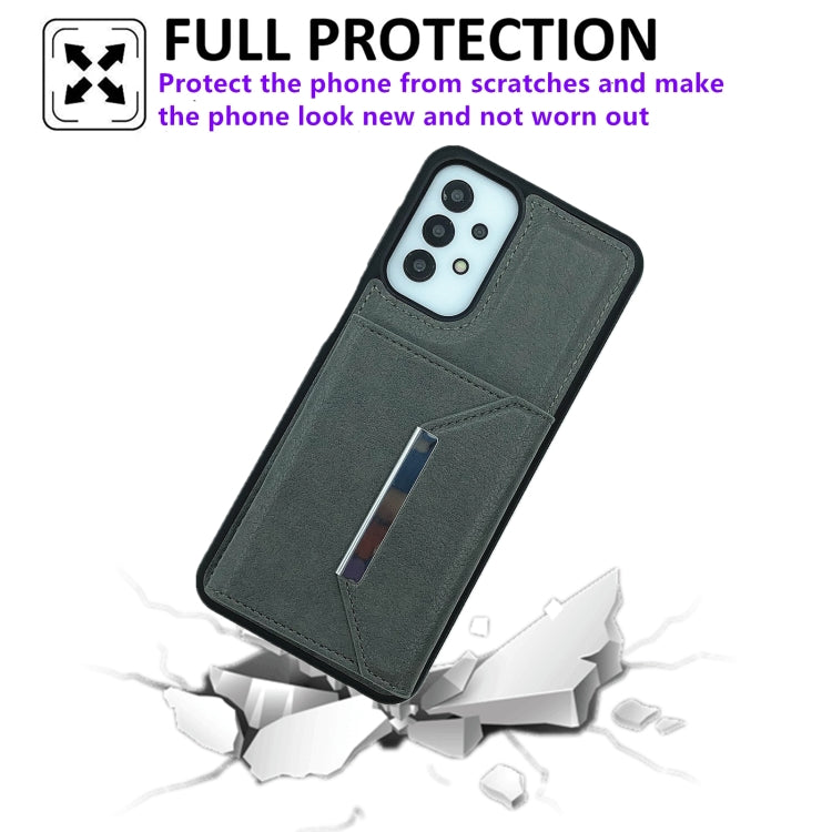 For Samsung Galaxy S20 FE Solid Color Metal Buckle Card Slots Bag Phone Case