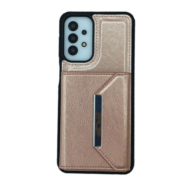 For Samsung Galaxy S20 FE Solid Color Metal Buckle Card Slots Bag Phone Case