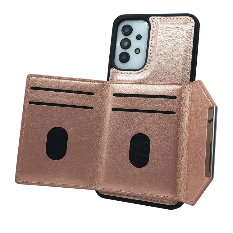 For Samsung Galaxy S20 FE Solid Color Metal Buckle Card Slots Bag Phone Case