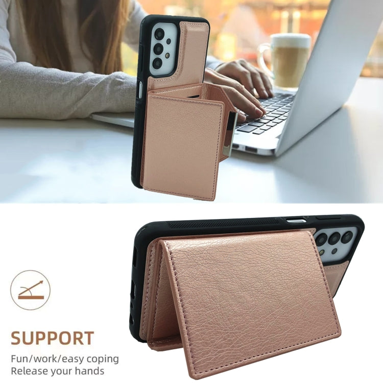 For Samsung Galaxy S20 FE Solid Color Metal Buckle Card Slots Bag Phone Case